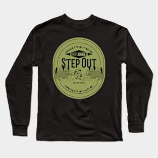 Connect With Nature Outdoors Outdoorsman Unplugged Long Sleeve T-Shirt